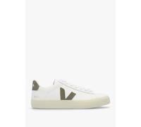 Veja Women's Campo Chrome Free Leather Trainers - Extra White/Khaki - UK 6