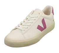 VEJA Campo Chromefree Womens Fashion Trainers in White Pink - 5 UK