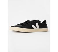 Veja Campo Leather Mens Trainers - Black/White - Black/White - UK8 EU42 US9
