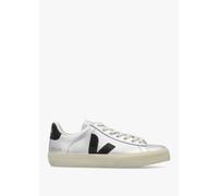 VEJA Campo Leather Silver Black Trainers Size: 40, Colour: Slp