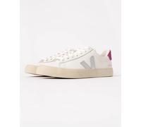 Veja Campo Leather Womens Trainers - White/Silver/Ultraviolet - White/Silver/Ultraviolet - UK5 EU38 US7