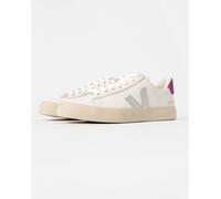 Veja Campo Leather Womens Trainers - White/Silver/Ultraviolet - White/Silver/Ultraviolet - UK5 EU38 US7