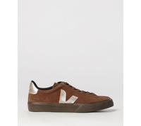 VEJA Campo O. T. Leather and Suede Low-Top Sneakers with Contrasting Logo - Size: 40 - female