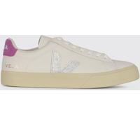 Veja Campo Leather Women's White/Silver/UltraViolet Trainers - UK 3 / EU 36 / US 5