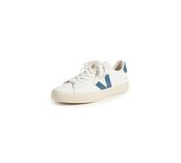 Veja Campo Leather Womens Trainers - White/California - White/California - UK7 EU40 US9