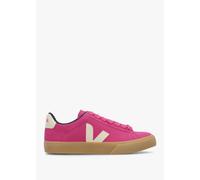 VEJA Campo Suede Pink Pierre Natural Trainers Size: 36, Colour: Fuschi