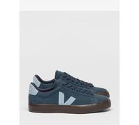 Veja Mens Campo Bold Suede Trainer- Blue, Blue, Size 10, Men Blue