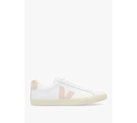 VEJA Esplar Logo Leather Extra White Sable Trainers Colour: Beige Sued