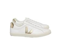 Veja Fair Trade - Leather shoes - Esplar Logo Extra-White Platine for Women in Leather - Size 37 - Gold Gold 37