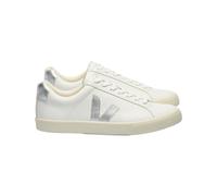 Veja Fair Trade - Leather shoes - Esplar Logo Extra-White Silver for Women in Leather - Size 36 White 36