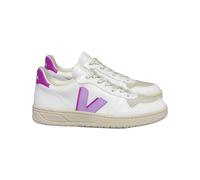Veja Fair Trade - Leather sneakers - V-10 W II White Orchid Ultraviolet for Women - Size 40 White 40