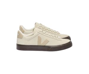 Veja Fair Trade - Men's Leather Sneakers - Campo Pierre Almond Eagle for Men - Size 44 - Beige Beige 44