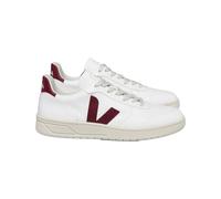 Veja Fair Trade - Organic cotton shoes - V-10 CWL White Marsala for Women in Leather - Size 39 White 39