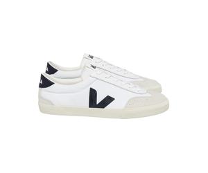 Veja Fair Trade - Retro cotton canvas sneakers - Volley White Black for Men in Recycled Polyester - Size 37 White 37