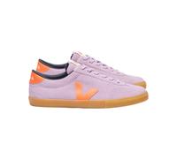 Veja Fair Trade - Retro suede sneakers - Volley Orchid Fury Natural for Women in Recycled Polyester - Size 38 - Purple Purple 38