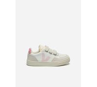 Veja Girls Small V-90 Leather Trainers in White - White - EU 35 UK 3