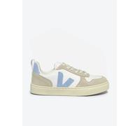 Veja Kids Laces Leather V-10 Trainers in White - White - EU 38 UK 5.5