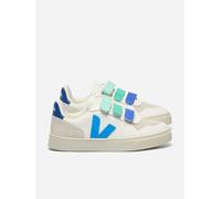 Veja Kids Small V-10 Leather Trainers in White - White - EU 31 UK 13