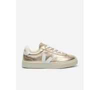 Veja Kids Small Volley Leather Trainers in Gold - Gold - EU 31 UK 13