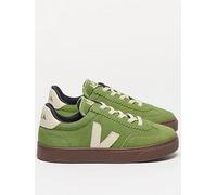 Veja Kids Small Volley Suede Trainers - Green, Green, Size 11 Younger Green