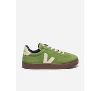 Veja Kids Small Volley Suede Trainers, Green, Size 13 Younger Green