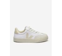 Veja Kids Unisex Canvas Small Volley Trainers in White - Size UK 13.5 Kids