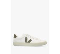 VEJA Men's Campo Chromefree Leather Extra White Khaki Trainers Mens Shoe Size: 8, Colour: Khaki Suede