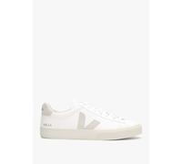 VEJA Men's Campo Chromefree Leather Extra White Natural Trainers Mens Shoe Size: 6, Colour: White Suede