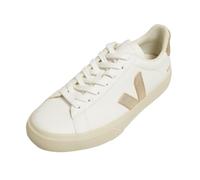 Veja Mens Campo Chromefree Leather White Platine Trainers 9 UK