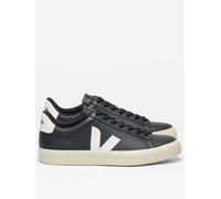 Veja Mens Campo Leather (05), Black, Size 10, Men Black