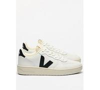Veja Mens V-10 Prime Leather Trainers, White, Size 4, Men White