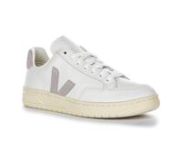 Veja Men's 'V-12 Leather' Leather Trainers in Light Grey | Size: 9 Veja Light Grey 9