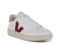 Veja Men's 'V-12 Leather' Leather Trainers in White | Size: 9 Veja White 9