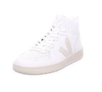 Veja Men's V-15 Sneakers, Extra-white/Natural, 7 UK