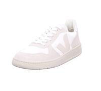 Veja Mens V10 B Mesh Court Trainers White 10 UK