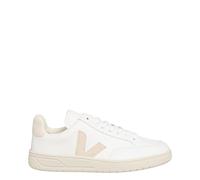 Veja Men's V-12 Leather Trainers - Extra White/Sable - UK 8