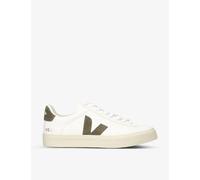 Veja Mens Veja Campo Chromefree Leather Low-Top Trainers Green Comb Eur 44 / 10 UK Men