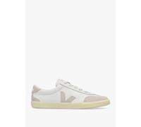 VEJA Men's Volley O.T Leather White Natural Trainers Colour: White Sue