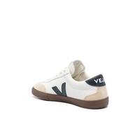 Veja Volley Organic Traced Leather Men's Fashion Trainers - White Nautico Bark - Size:UK 7