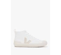 VEJA Nova Vegan Canvas White Pierre High Top Trainers Size: 39, Colour: Wte
