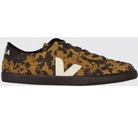 VEJA Panenka Leather Sneakers with Animal Print Inserts and Contrast Logo - Size: 41 - female
