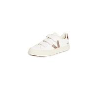 VEJA Recife Logo Chromefree Leather Extra White Plantine Trainers Size: 38, Colour: Gold Leather
