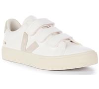 Veja Recife Men's Chromefree Leather Three Strap Trainers (Natural, Size 12)