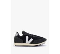VEJA Rio Branco Alveomesh Black White Oxford Grey Trainers Size: 40, Colour: Grey Leather