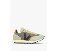 VEJA Rio Branco Ripstop Kaki Black Trainers Size: 36, Colour: Green Fabric