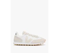 VEJA Rio Branco White Perre Natural Suede & Mesh Trainers Size: 36, Co