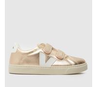 VEJA Rose Gold Esplar Girls Junior Trainers UK 13.5 (EU 32)