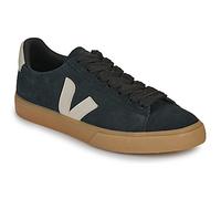 Veja Mens Campo Bold Suede Trainer- Black, Black, Size 12, Men Black