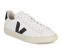 Veja Mens Campo Leather Trainers, White, Size 10, Men White