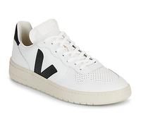 Veja Mens V-10 Prime Leather Trainers, White, Size 4, Men White